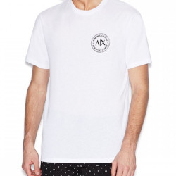 Tee-shirt blanc Armani Exchange logo