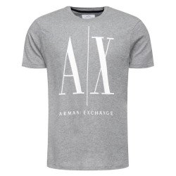 Tee-shirt Logo Armani Exchange Gris