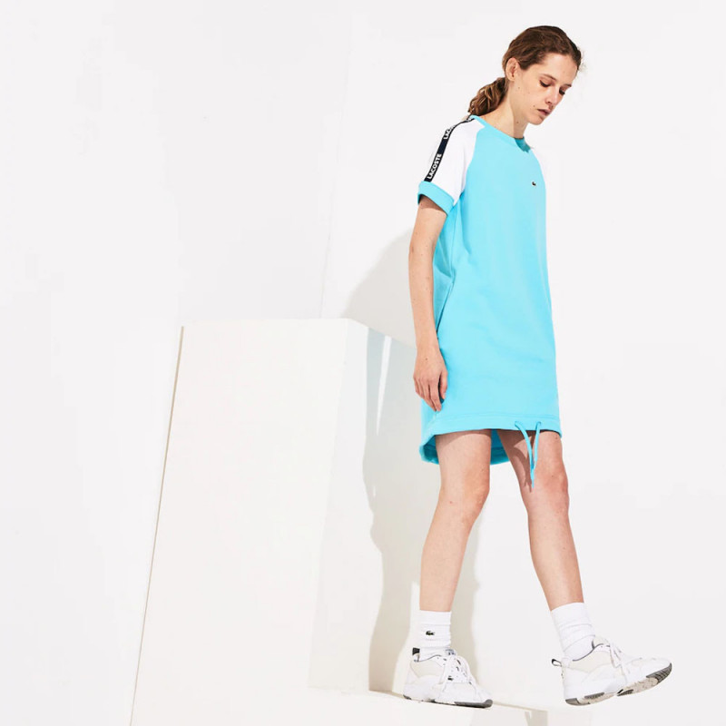 Robe Tennis Lacoste SPORT en molleton color-block