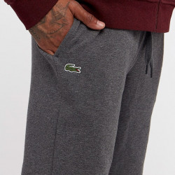 Pantalon de survêtement Tennis Lacoste SPORT gris fonce en molleton uni
