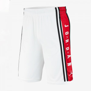 Short Blanc Nike Jordan HBR Blanc et Rouge