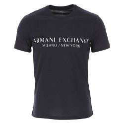 T-Shirt Armani Exchange bleue marine