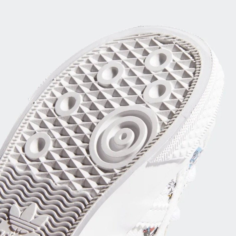 Baskets NIZZA I X DISNEY SPORT GOOFY Blanche