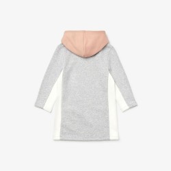 Robe sweatshirt Fille Lacoste SPORT color-block en molleton