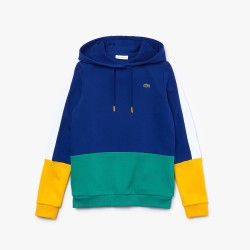 Sweatshirt à capuche Tennis Lacoste SPORT en molleton color-block