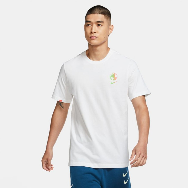 Tee-Shirt Nike Sportwear Worldwide Globe Blanc
