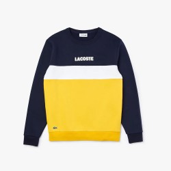 Sweatshirt à col rond Lacoste SPORT en molleton color-block