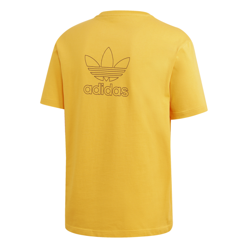 t shirt adidas jaune