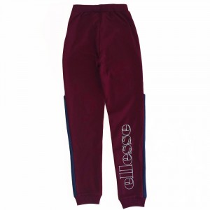 Pantalon Ellesse Kylian Bordeaux/Blanc