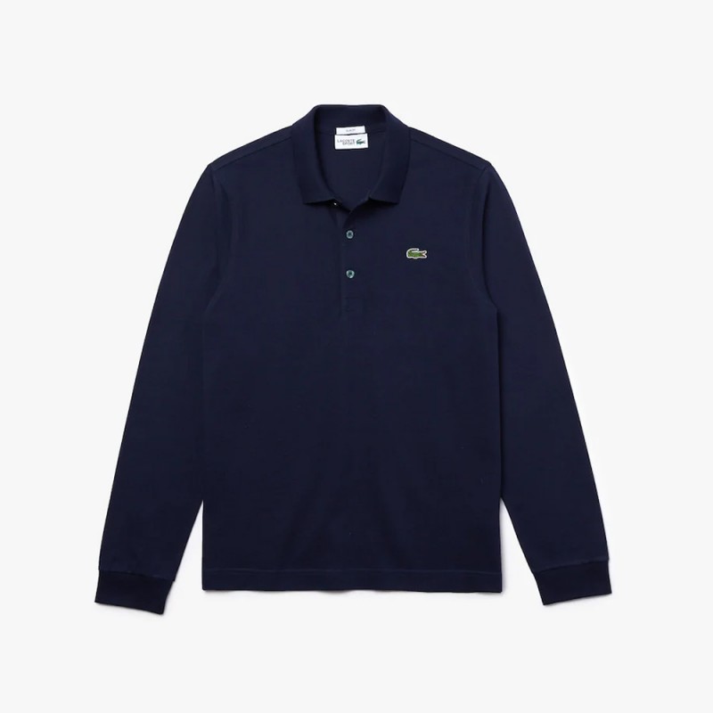 Polo lacoste manches longues homme Clearance
