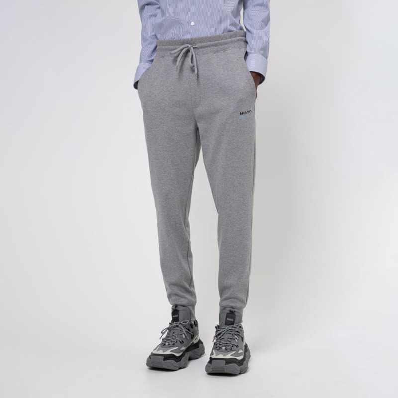 Pantalon Desell Hugo Boss  de survêtement en coton avec bas de jambes resserrés