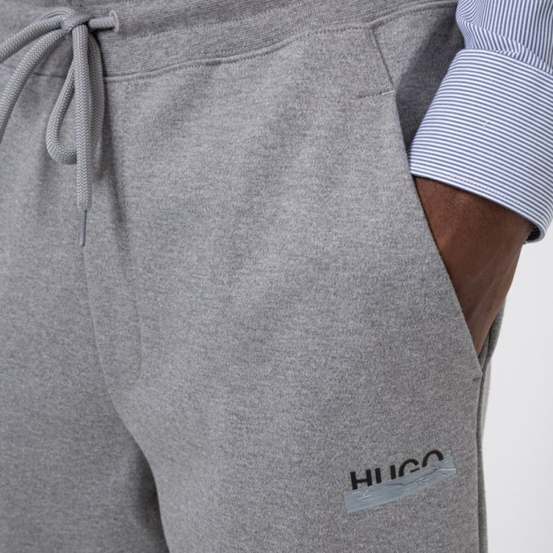 Pantalon Desell Hugo Boss  de survêtement en coton avec bas de jambes resserrés