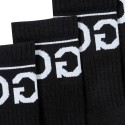 Lot de deux paires de chaussettes Hugo Boss 2P QS Rib Logo CC en maille à logo inversé