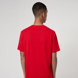 T-shirt Hugo Boss Regular Fit Rouge avec logo artistique