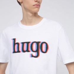 T-shirt Hugo Boss Dontrol Blanc