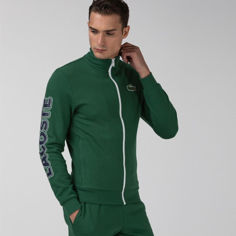 Green Tracksuit Pantalon Vert Lacoste Jogging Lacoste Sport