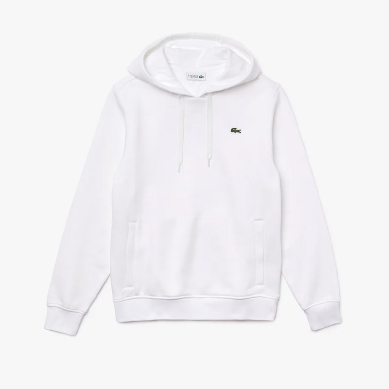 pull a capuche blanc lacoste