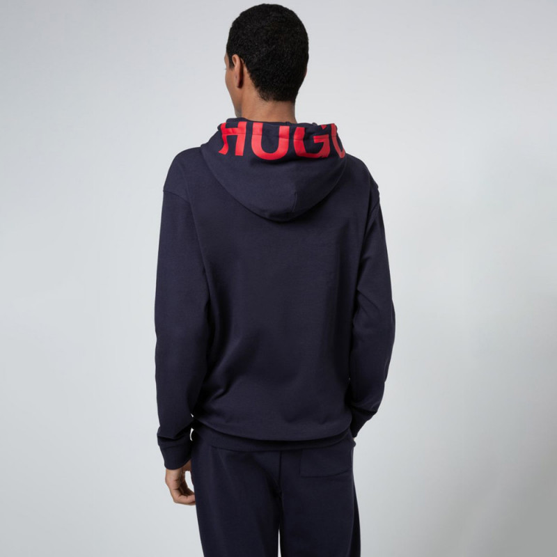 Sweat Capuche Hugo Dayfun211 Bleu Marine
