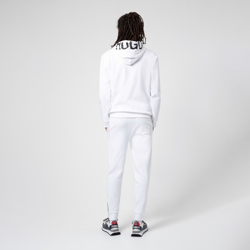 Bas de survêtement DUROS211 Hugo Boss en coton interlock avec logo à la taille