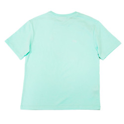 T-shirt Lacoste à col rond en coton Premium Turquoise
