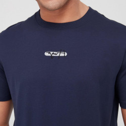 T-shirt Hugo Boss Durned_U211 en jersey de coton avec logo brodé de la nouvelle saison