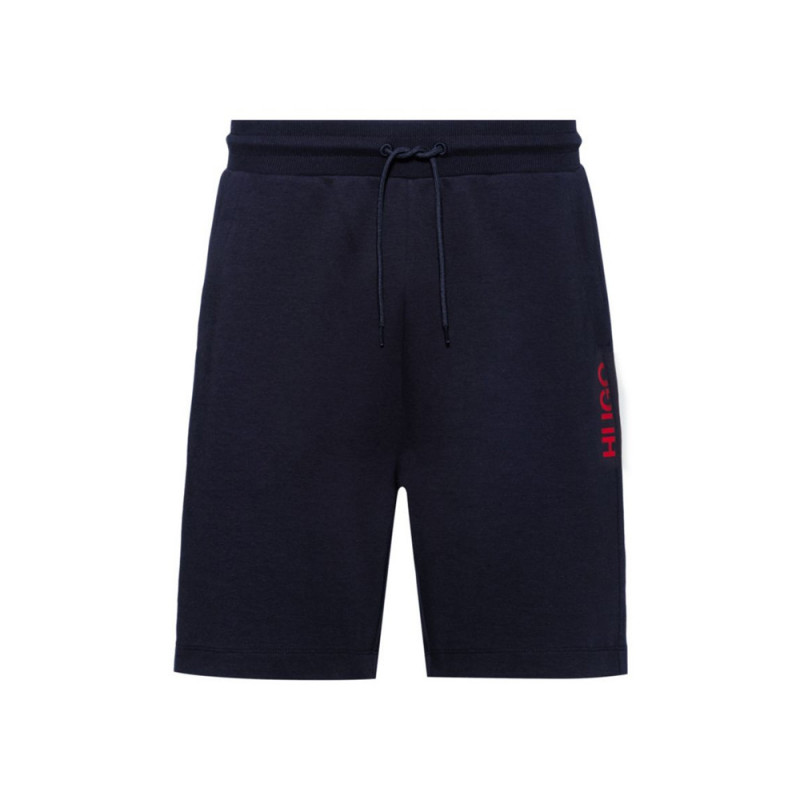 Short Hugo Boss Doshi211 Regular Fit en coton à logo vertical revisité