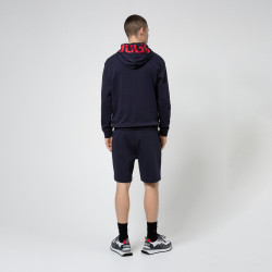 Short Hugo Boss Doshi211 Regular Fit en coton à logo vertical revisité