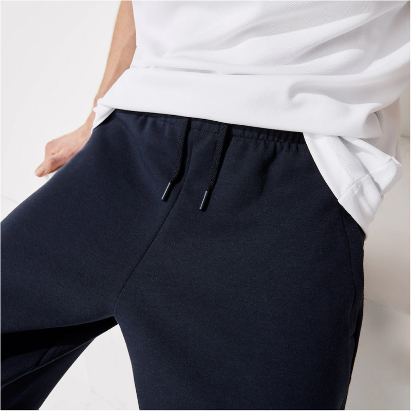 Pantalon De Jogging Uni Brillant Avec Plis Marques Lacoste