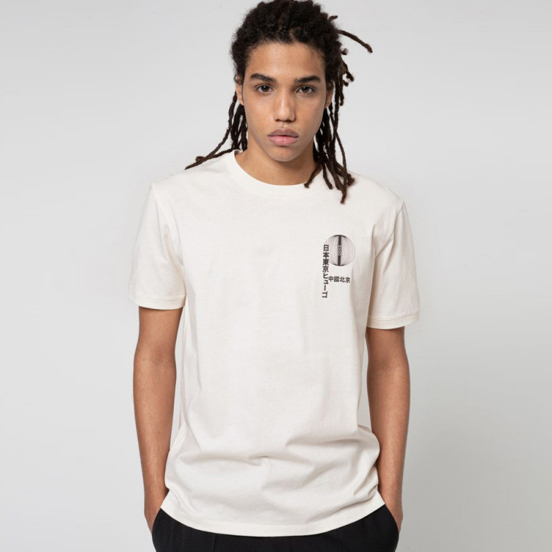 T-shirt Hugo Boss Dafu en coton biologique avec motif artistique inspiré de l’Asie