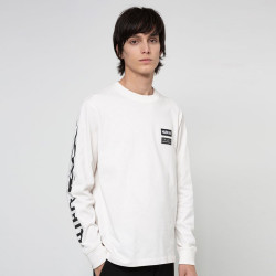 T-shirt Dochi HUGO à manches longues blanc