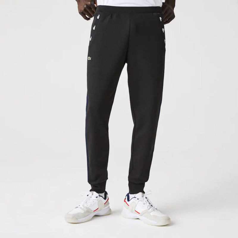 Pantalon de jogging Lacoste en molleton avec détails contrastés
