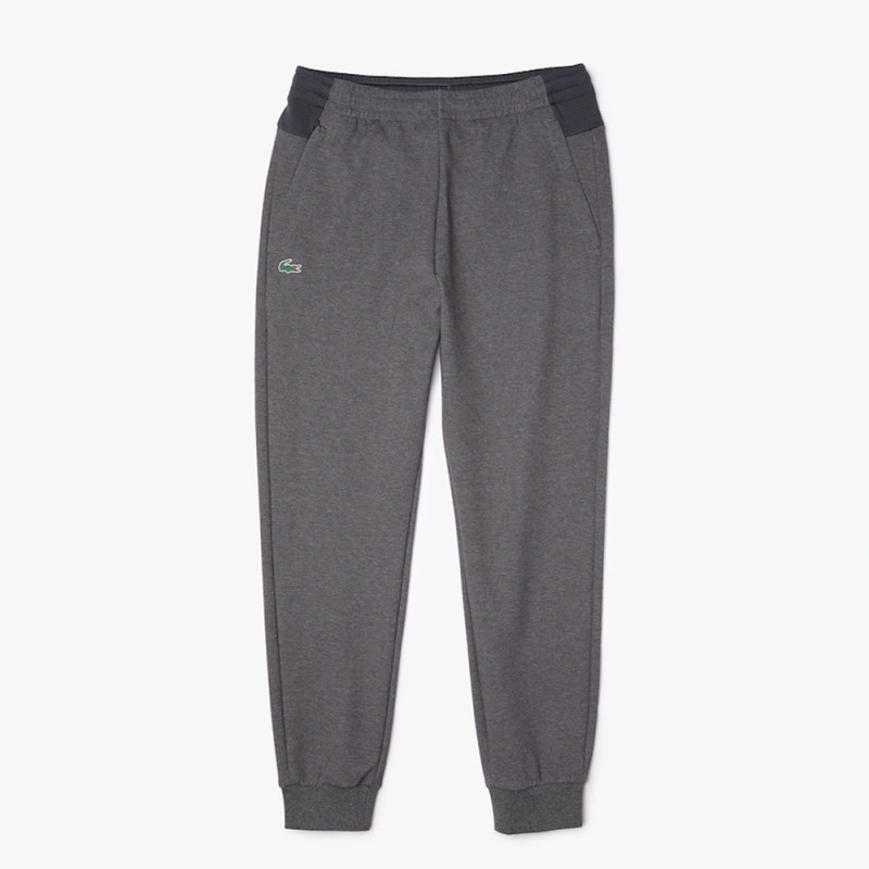 Pantalon De Jogging Uni Brillant Avec Plis Marqués Lacoste