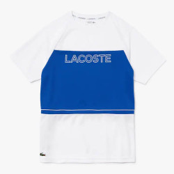 T-shirt à col rond Lacoste SPORT en piqué respirant color-block