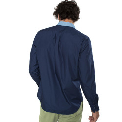 Chemise Harmont Blaine en coton à bandes dégradées