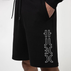 Short Hugo Boss Doolio en coton biologique à logo revisité Noir