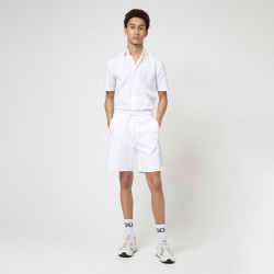 Short Hugo Boss Doolio en coton biologique à logo revisité Blanc