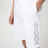 Short Hugo Boss Doolio en coton biologique à logo revisité Blanc