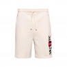 Short Hugo Boss Dilson à logo en molleton de coton avec motif calligraphique artistique