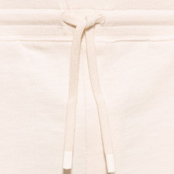 Short Dilson HUGO blanc cassé en molleton de coton