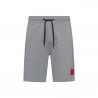 Short Hugo Boss Diz212 Fit en coton avec étiquette logo Gris