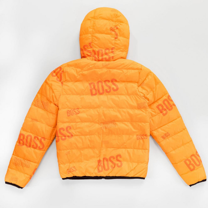 Doudoune Boss noir pour enfant