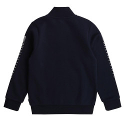 Sweat zippé Boss bleu marine pour enfant