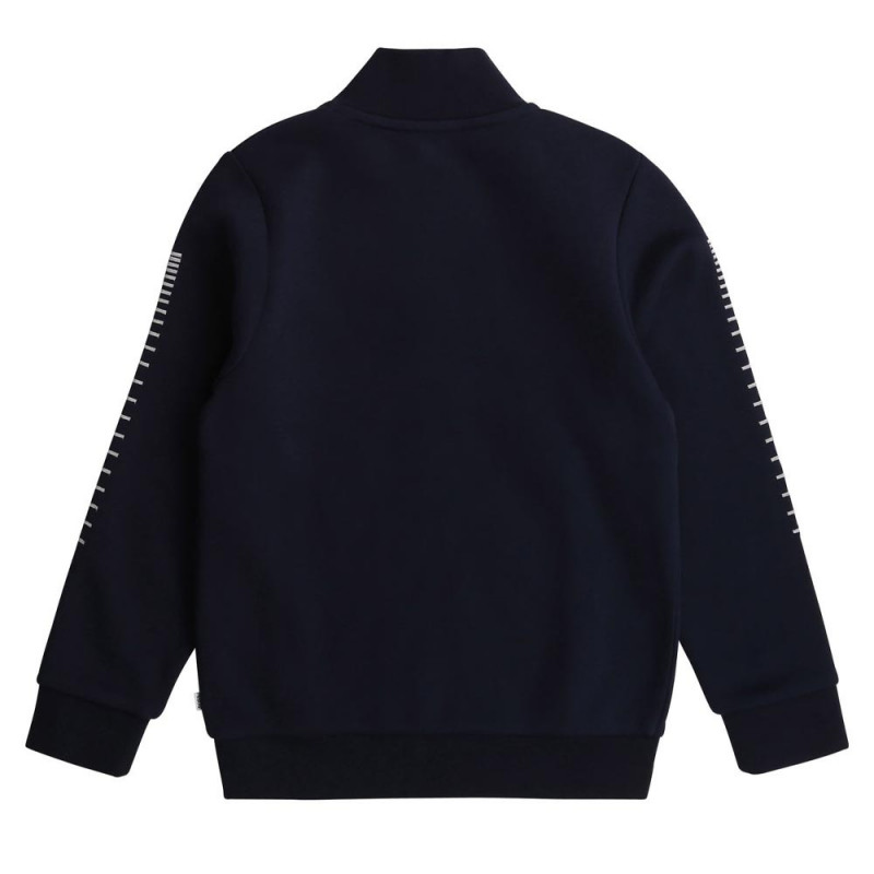 Sweat zippé Boss bleu marine pour enfant