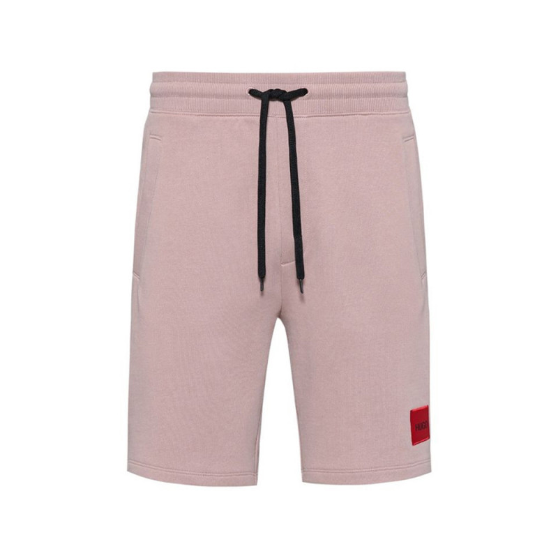 Short de survêtement Diz212 Relaxed Fit en coton rose clair