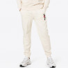 Pantalon de survêtement Dohagi beige en molleton avec logo et motif calligraphique artistique