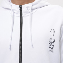 Sweat à capuche HUGO Deerio en coton biologique et logos revisités