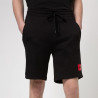 Short de survêtement HUGO Diz212 Relaxed Fit en coton avec étiquette logo