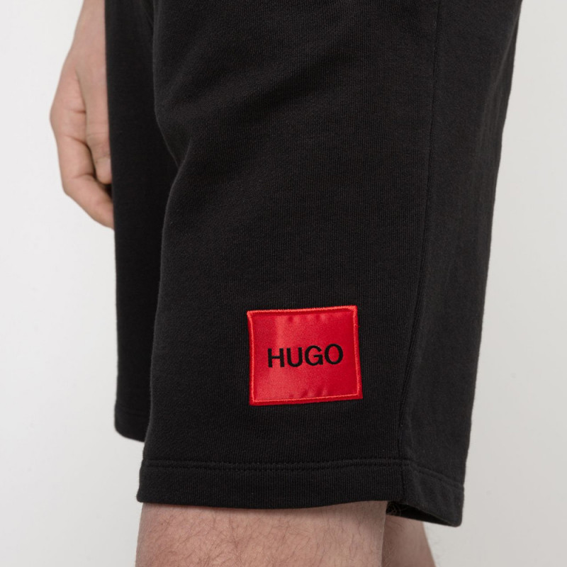Short de survêtement HUGO Diz212 Relaxed Fit en coton avec étiquette logo