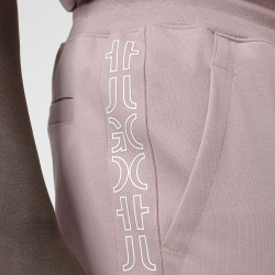 Bas de survêtement HUGO Daky213 Rose en coton biologique à logos revisités