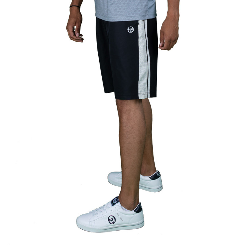Short Sergio Tacchini Ansley Bleu Marine / Blanc